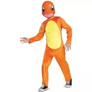 Kids Orange Charmander Costume